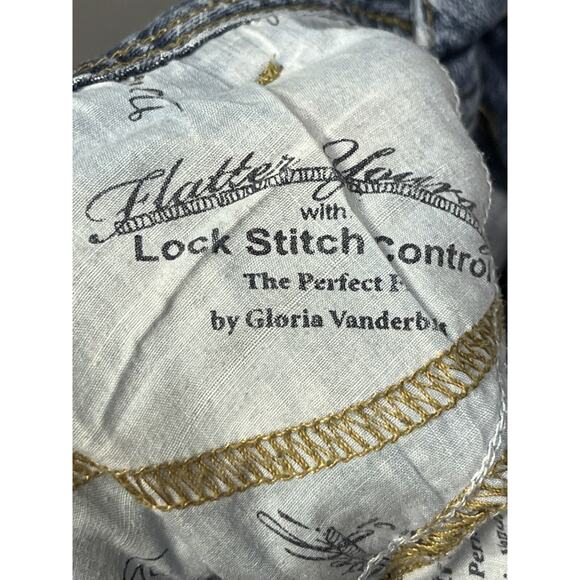 Gloria‎ Vanderbilt Denim jeans Perfect Fit Size 16 medium Lock Stitch Control - Picture 5 of 7